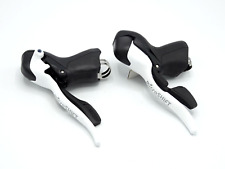 Microshift 2x10 Speed Road Bike Shifters Set LH/RH - New Old Stock - White MS-02
