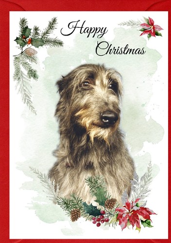 Deerhound dog - deerhound, (4"x
