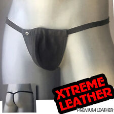 100% Real Leather GSTRING Jockstrap Gay Sexy Thong Underwear XS S M L XL XXL