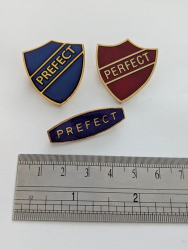 Prefect enamel school badges - enamel,