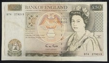 Old Fifty £50 Pound Note