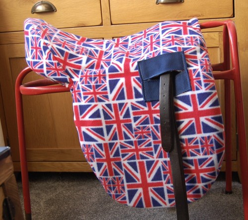 Fleece ride saddle cover - fleece,