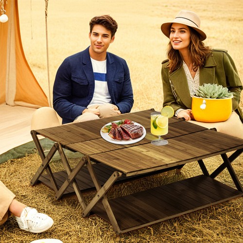 Wood camping in1 portable - wood, 2-in1