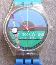 Swatch Maxi Wall Clock Watch Nautilus Anniversary Birthday Office Gift Kitchen q