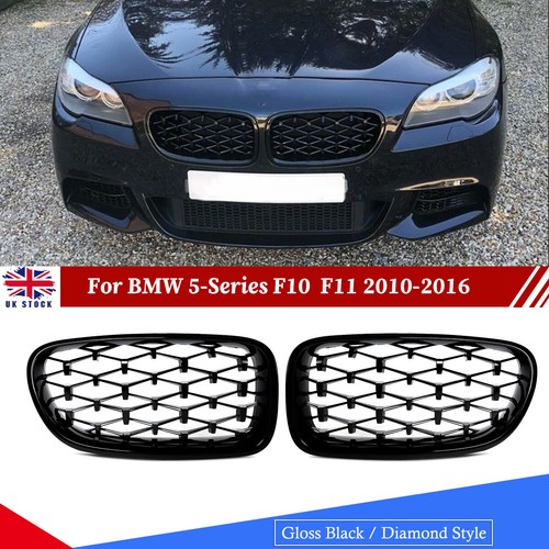 All gloss black diamond grill - black,
