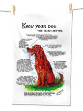Irish Setter Tea Towel - Irish Setters - Red Setters - Red Setter 4763 -TT