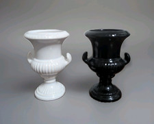 Pair of Vintage Ceramic Black