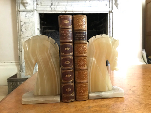 Pair onyx marble trojan - pair,