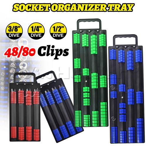 Socket storage rail rack - 48/pc,
