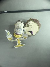Official DISNEY Beauty and The Beast LUMIERE and Cogsworth 3D PURSE from PRIMARK