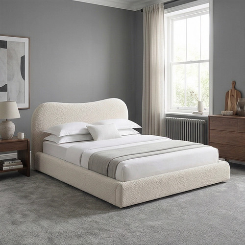 Ameer boucle bed teddy fabric - bed,