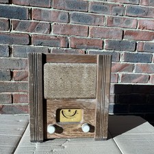 1940s Antique WW2 Civilian Wartime Radio Receiver