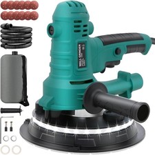 800W Electric Variable Speed1200-2300RPM DryWall Sander with Vacuum Blue