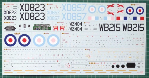 Decal sheet airfix a11001 - -,