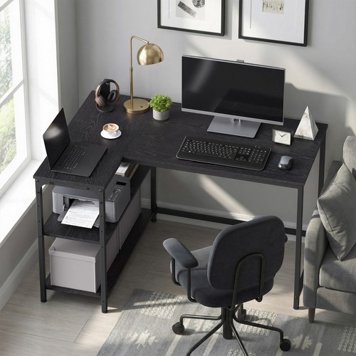Vasagle shaped corner - vasagle, desk