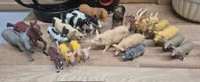 Bundle Medium Sized Farm Yard Animals Figures Plastic Toys
