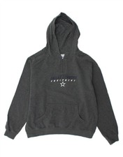 REEBOK Boys Dallas Cowboys Graphic Hoodie Jumper 10-11 Years Medium Grey AL06