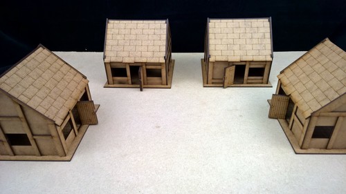 Cottage set terrain - set,