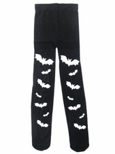 Kids Halloween Tights - Black