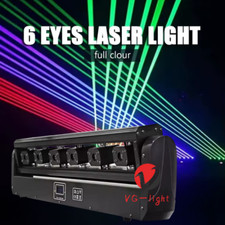 Disco Stage 500mw 6 Eyes Laser Bar Light Rbg Beam Moving Head Light for Dj Club