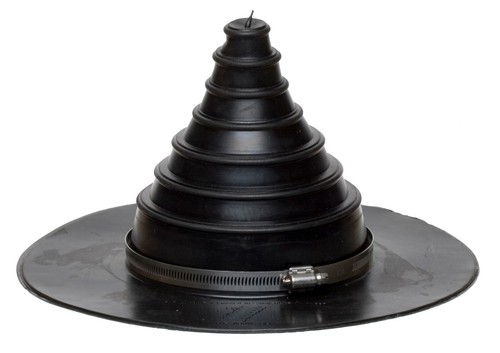 Pipe flashing boiler flue - flashing,