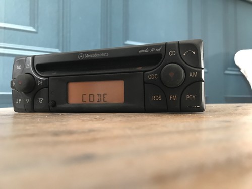 Genuine mercedes car stereo - cd,