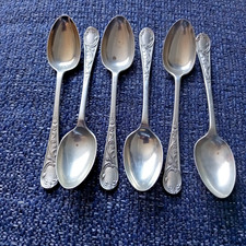 Set x 6 WB & Co Silver plated