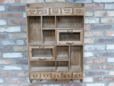 FORÊT Pigeonhole Wall Storage Unit Apothecary Shelf Rack Drawer Rack Display Box