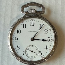 Waltham silver base metal open - base,
