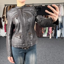 Brown Vintage Y2K Fitted Moto