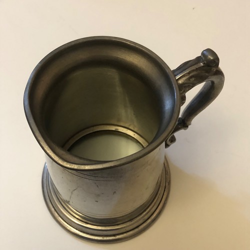Vintage english pewter glass - pewter,