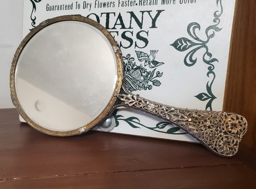 Vintage ornate silver tone - vintage,