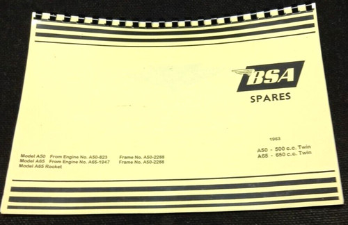 Bsa a50 a65 - a65, rocket