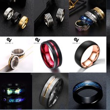 Mens Women Rings All Size Band