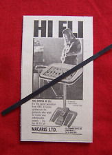 HI FLI SYNTHI GUITAR SYNTHESIZER UNIT PINK FLOYD 1974 ORIGINAL VINTAGE ADVERT