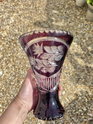 Large vintage crystal - crystal, to