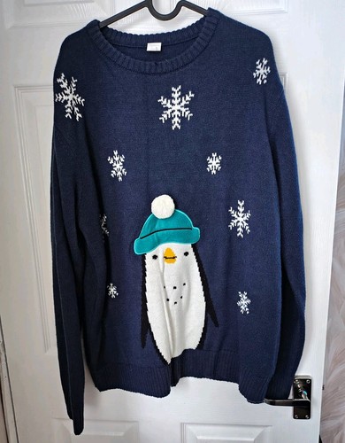 Men christmas jumper navy - xl,