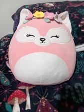 Squishmallows 12” Rhiannon the Fox - Pink Soft Plush Toy - VGC