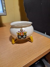 W H Goss Bowl with with yellow