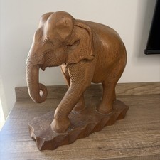 Large Hand Carved Wooden
