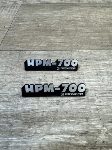 Pioneer hpm 700 badges - pioneer,