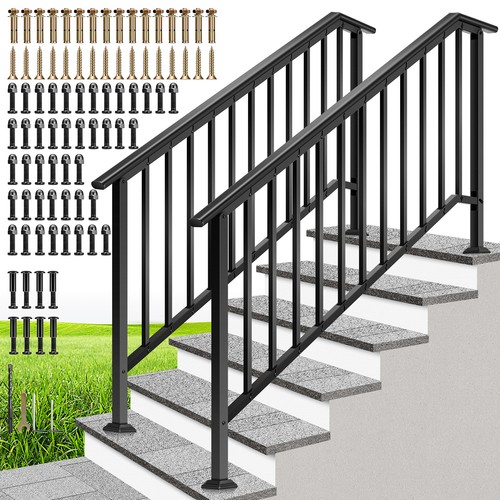 Step handrail outdoor stair - 6-step,
