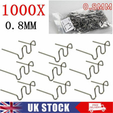 1000Pcs Hot Staples Plastic Welding Wave Stapler For Car Bumper Repair 0.8mm