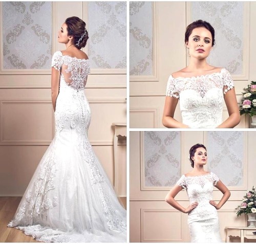 Fishtail wedding dress label - fishtail,