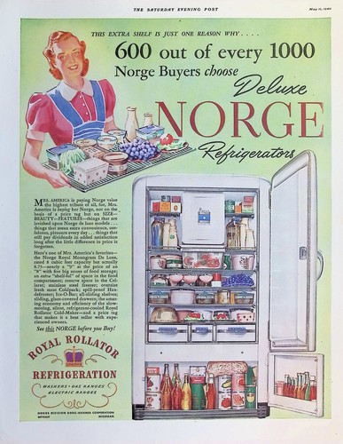 Original 1940 norge - original, ad: