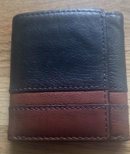 Fossil men leather trifold - men's,