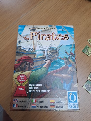 Buccaneer board game open box - game,