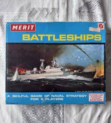 Battleships board game for two - game,