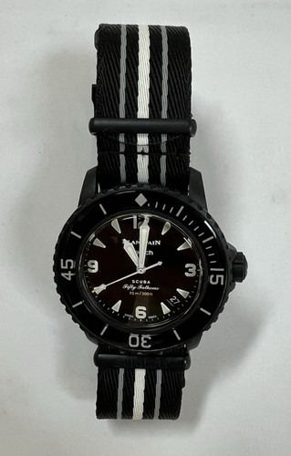Blancpain swatch scuba black - blancpain,