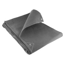 GroundMaster 17oz Rip-Stop Canvas Tarpaulin - Heavy Duty Water Resistant Cover